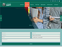 Tablet Screenshot of albertsabin.edu.ar